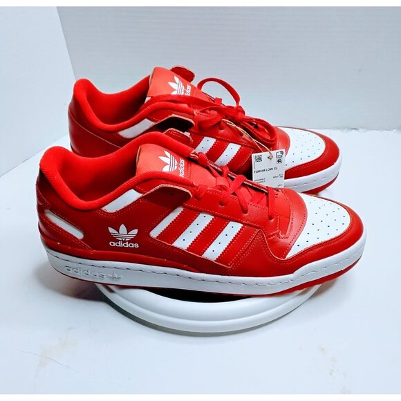 Adidas Forum Low OG Mens Sneakers Red/White Size 13 Basketball Shoes Made In I - Picture 3 of 8
